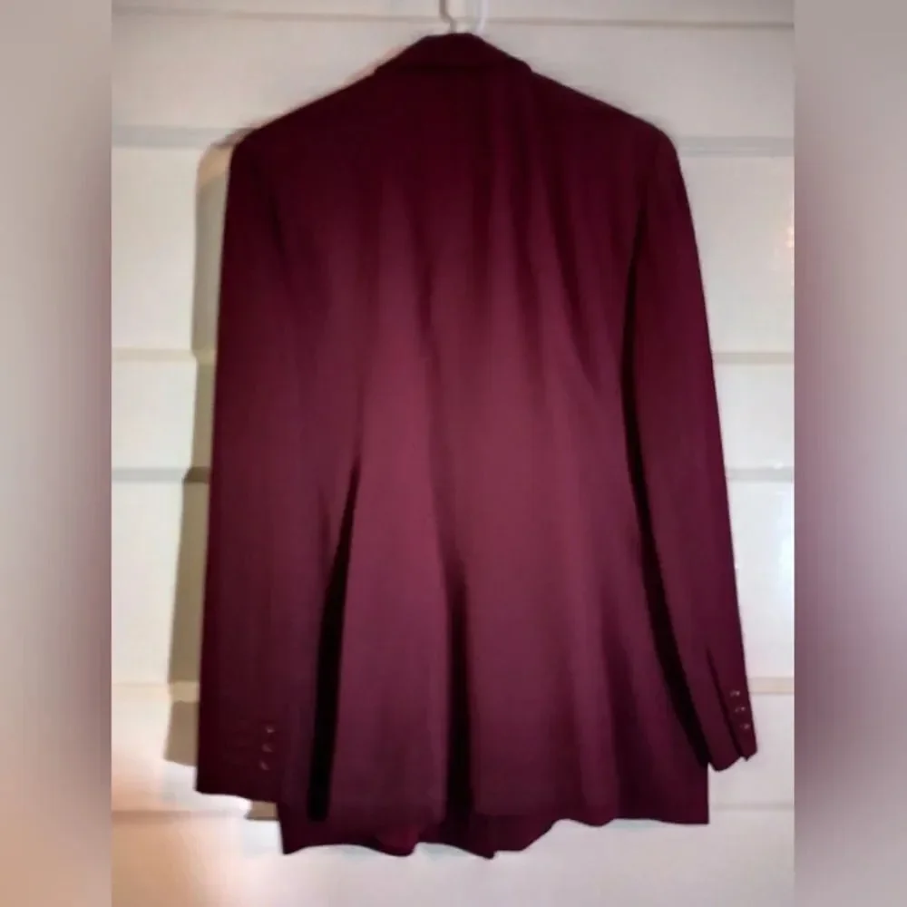 Talbots size 8 women's dress jackets maroon